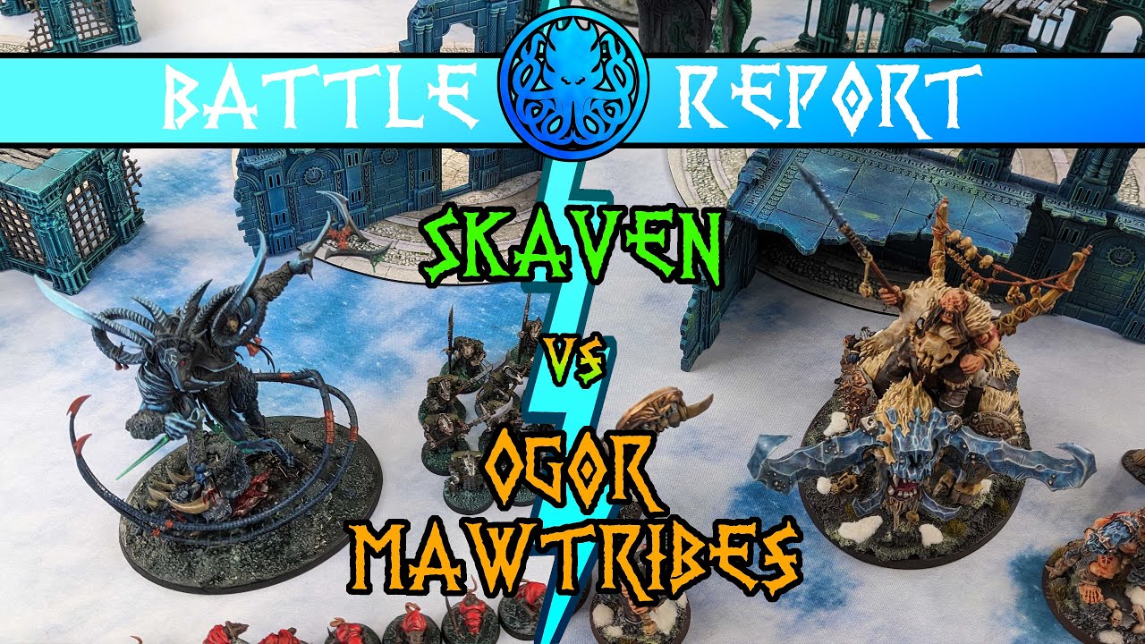 Skaven vs Ogor Mawtribes | Age of Sigmar | 2000 Point Battle Report!