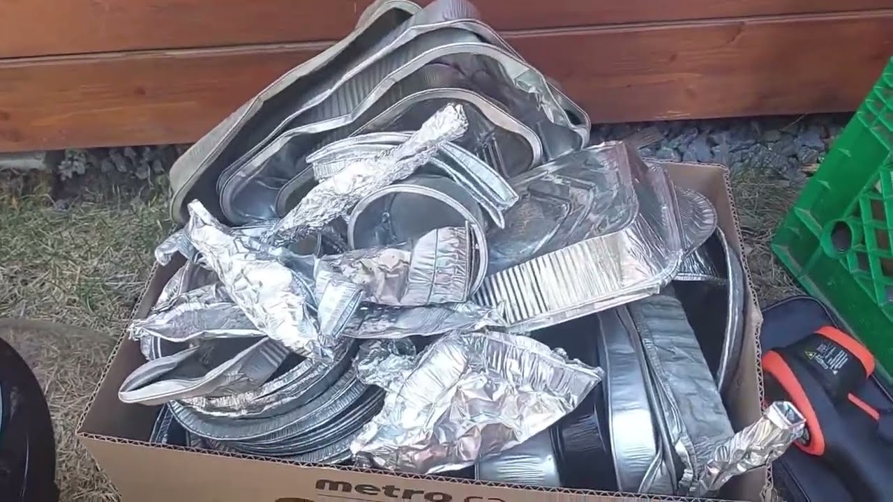 Conversion assiettes d'aluminium en Lingot