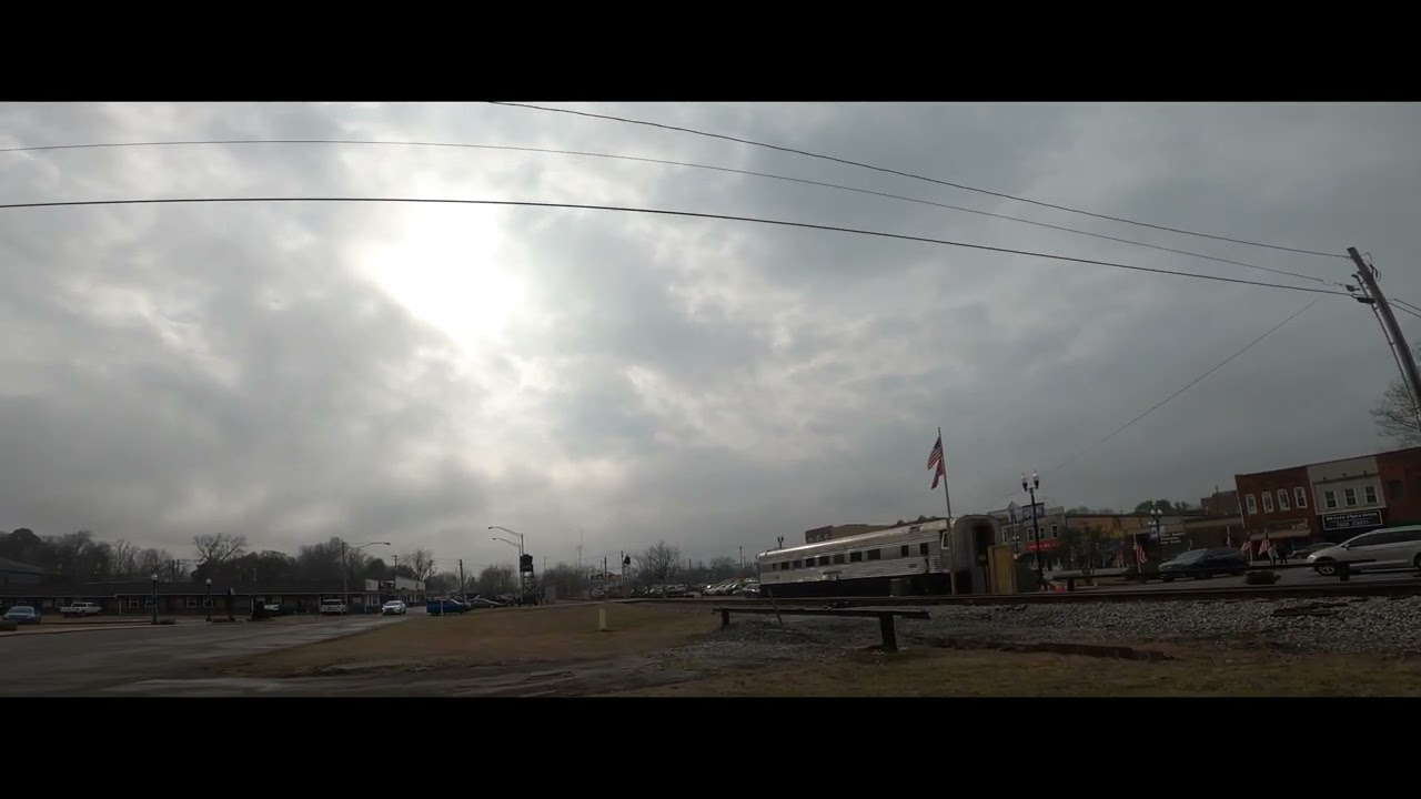 18 Jan 23 Fast Train Southbound through Sweetwater, TN.  Bonus: Cat reviews Cat TV