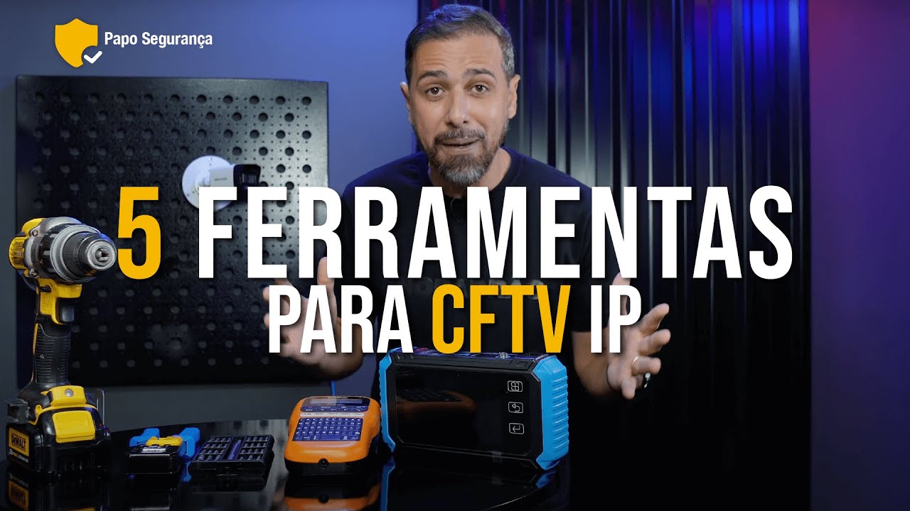Ferramentas para CFTV IP - link de compras 🤩