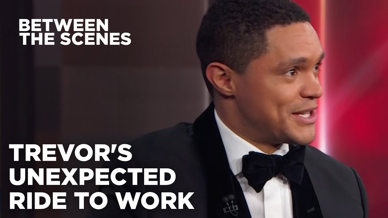 Trevor's Unexpected Ride to Work - Between the Scenes | The Daily Show