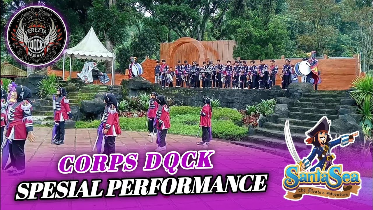 DRUMBAND DQCK PERFORM DI SANTASEA WATER THEME PARK SUKABUMI