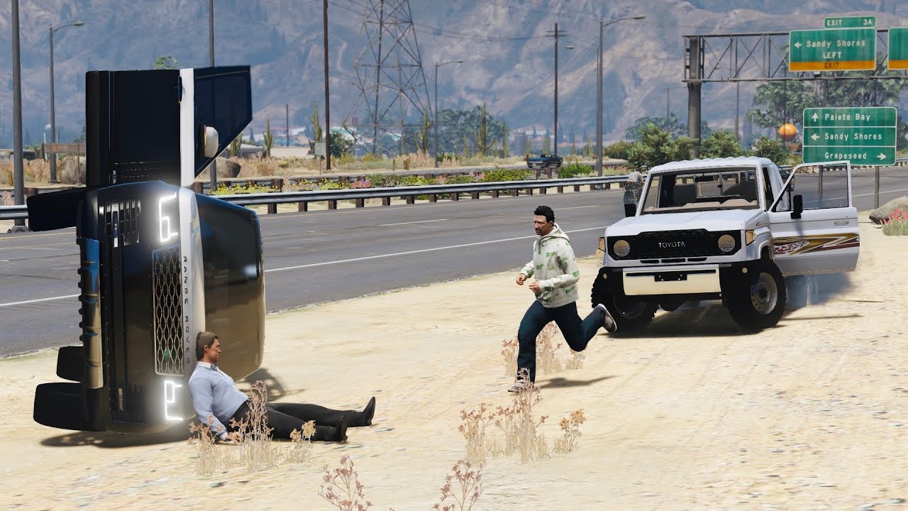 رجل غني يرفض يشغل راعي الشاص في شركتو لكن تعرض لموقف محرج ولم يصدق من يفزع له | قراند 5 - GTA V