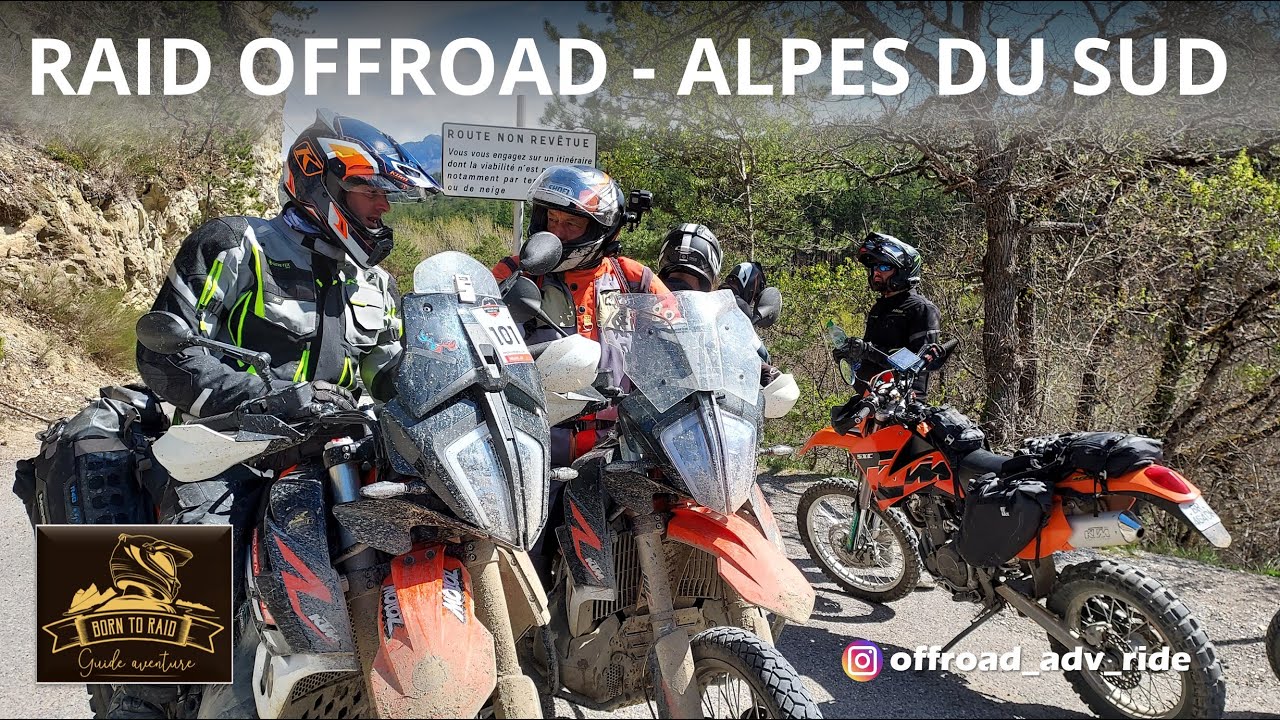 AVENTURE OFFROAD DANS LES ALPES DU SUD #Offrartv #Universalride #borntoraidmoto