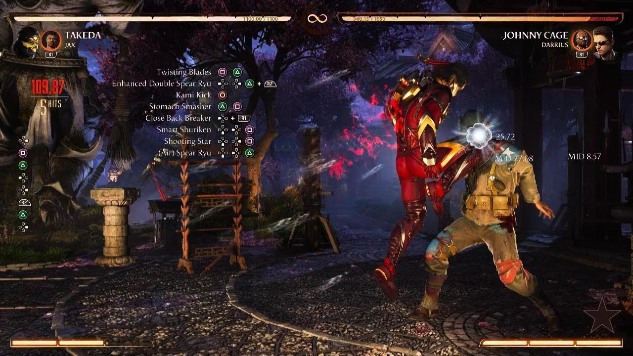 Takeda/Jax Optimal Corner Combo: Mortal Kombat 1