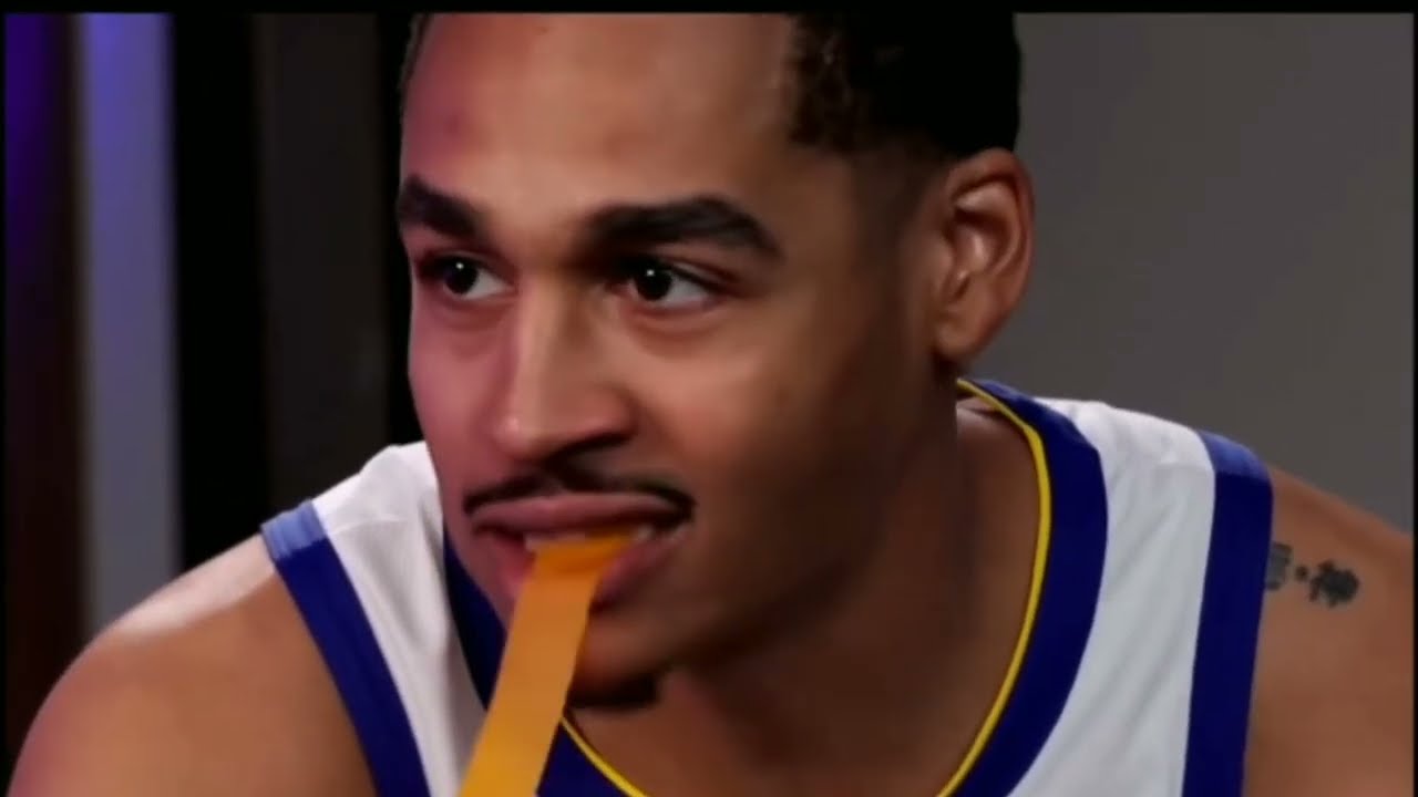 JORDAN POOLE crazy bluff moment inside and outside of the court.