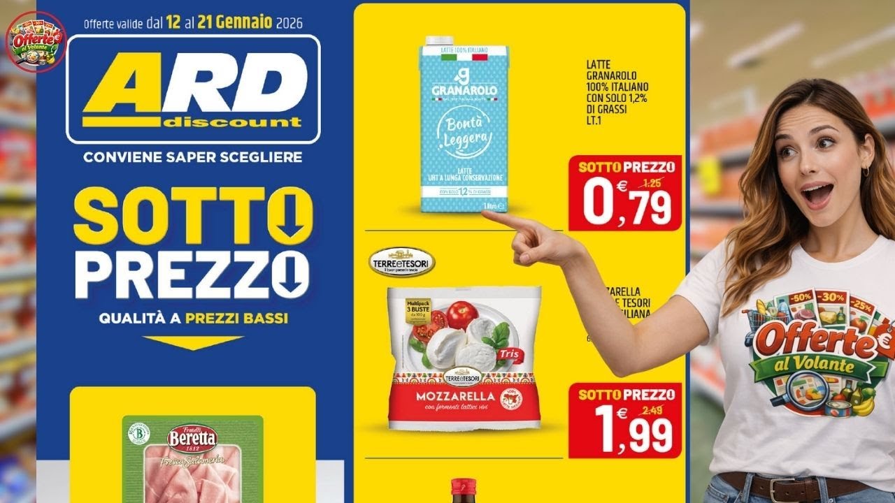 ARD DISCOUNT VOLANTINO VALIDO DAL 12 GENNAIO AL 21 GENNAIO 2026