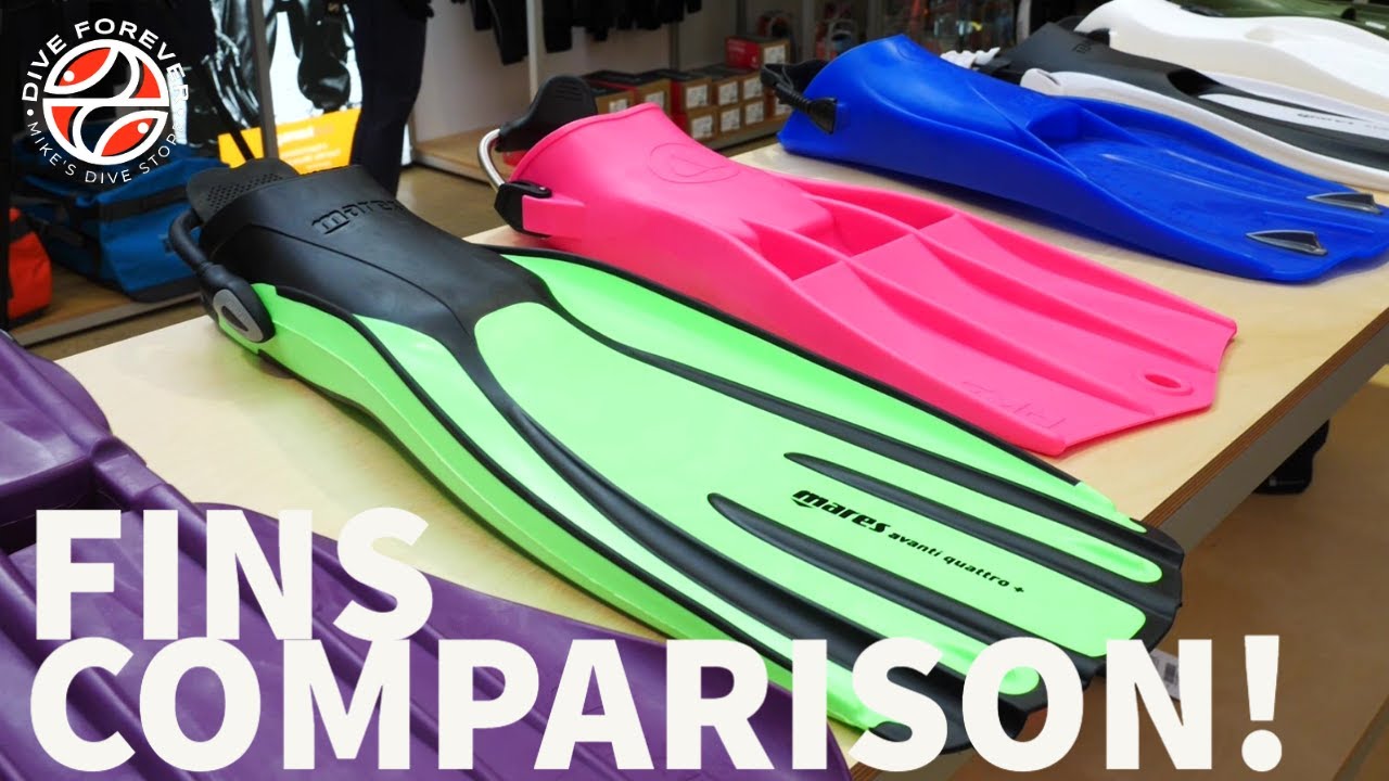 Diving Fins Compared!