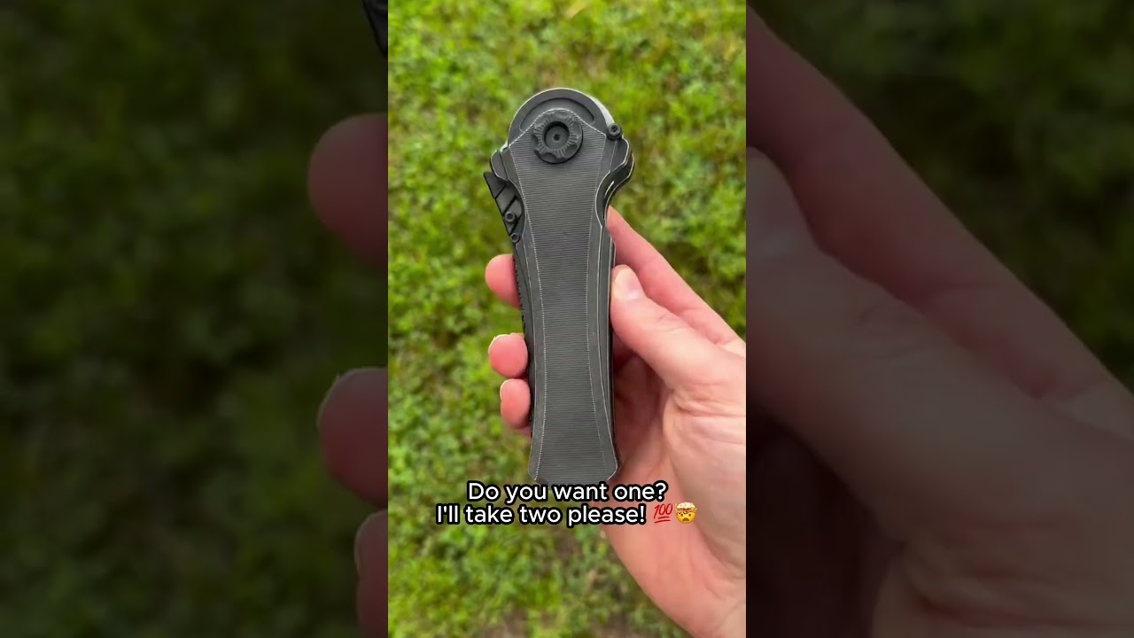 WILDEST Folding Knife You've Ever Seen?! 💯🤯 Poikilo AL-Khem via​ @ncblade9007 #shorts