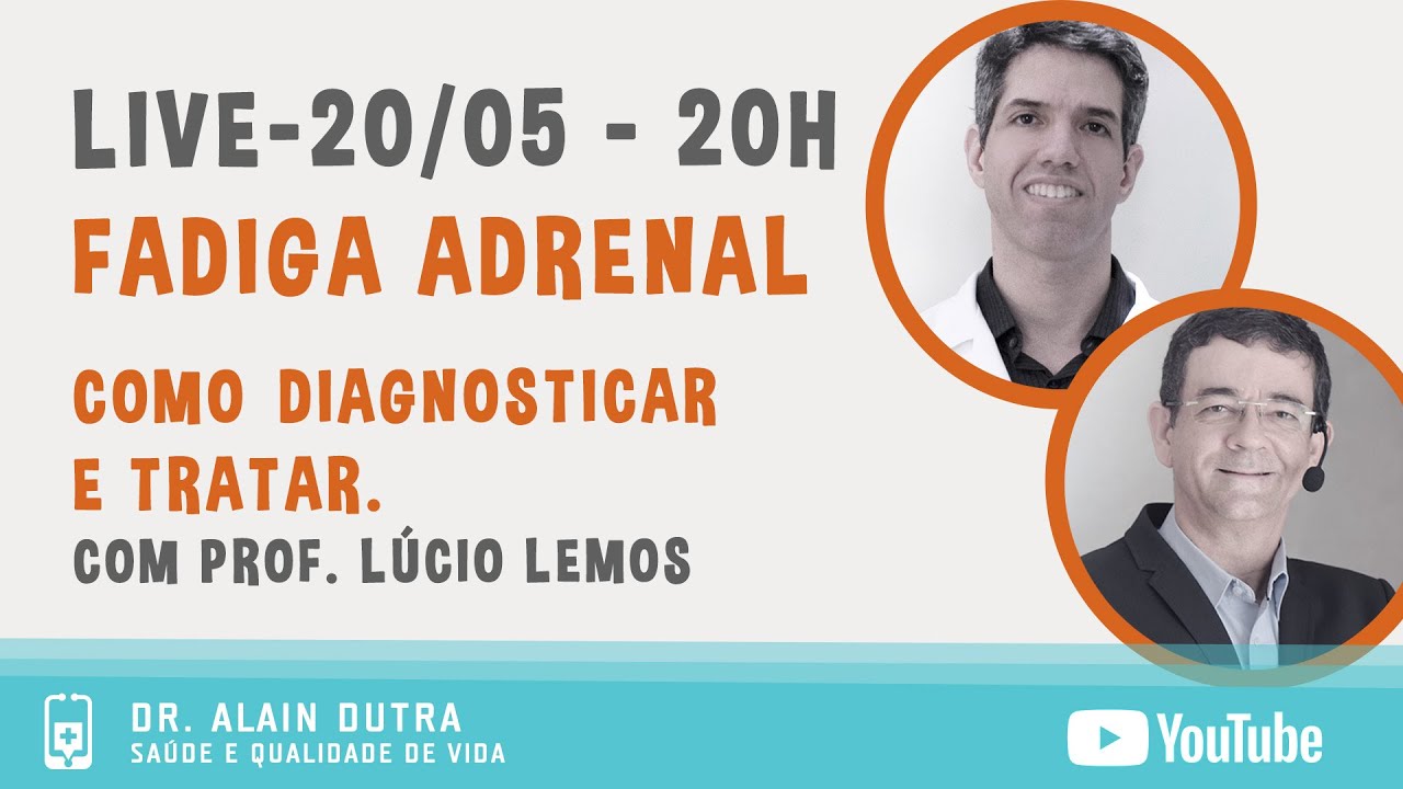 Fadiga adrenal. Existe ? Live com Lúcio Lemos