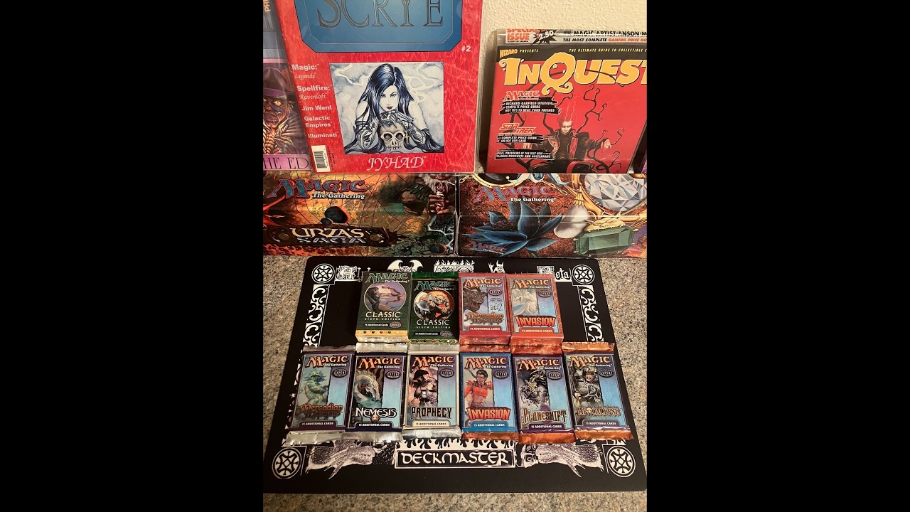 MTG 6th Mercadian and Invasion blocks premodern starter and booster opening Part 3 of 4