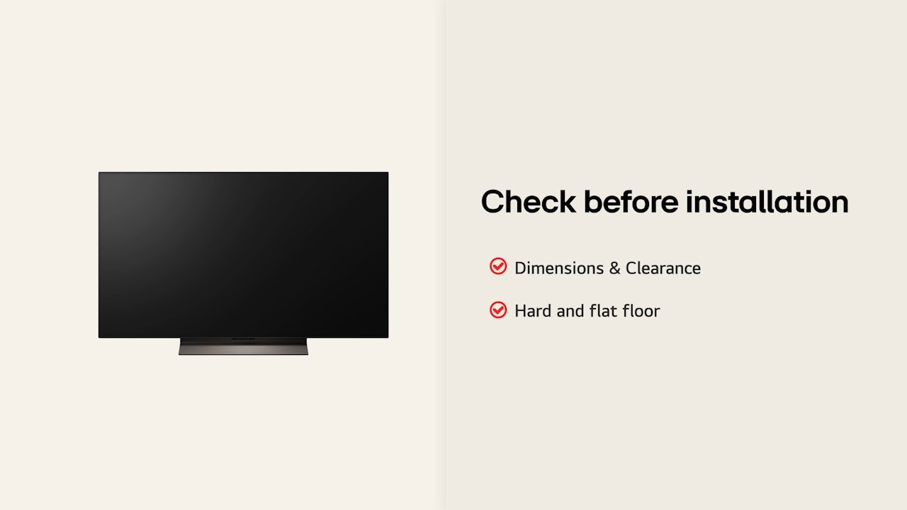 LG OLED TV : Installation Guide &ndash; C5 48