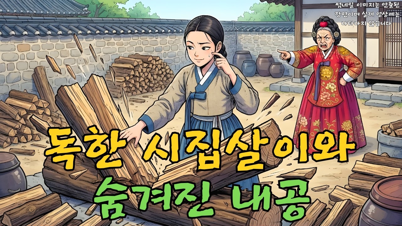 지독한 시집살이를 견디던 며느리가 숨겨왔던 무공으로 호랑이 시어머니를 단숨에 제압해버린 통쾌한 복수극 | 야담·민담·전설·설화·옛날이야기