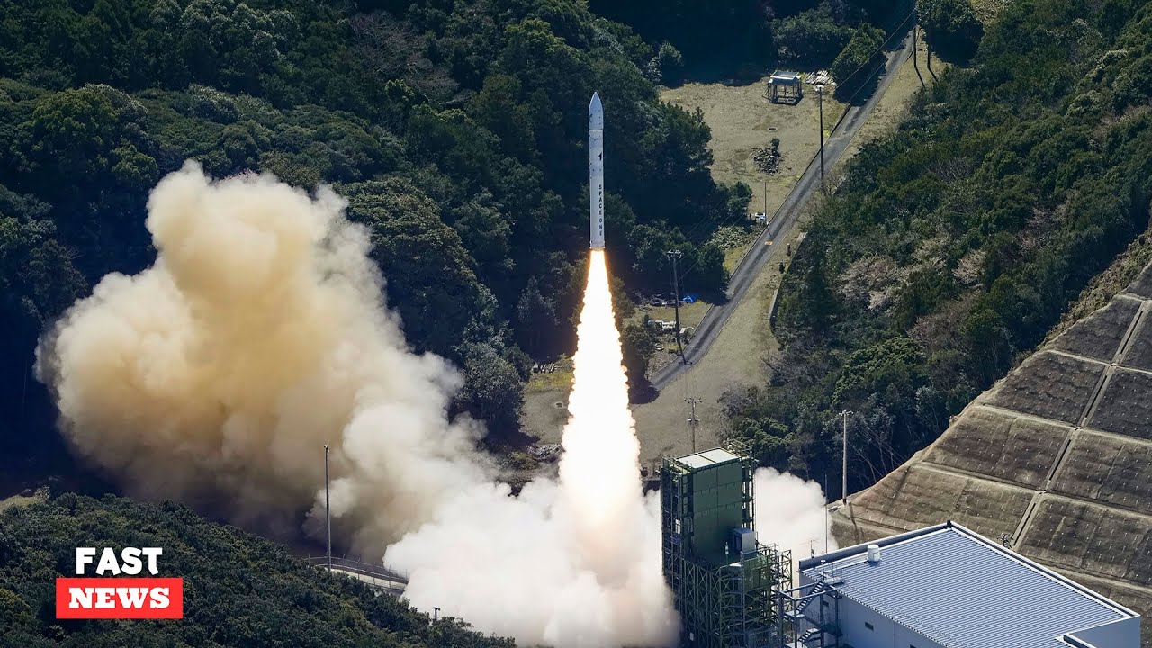 MOMENT: Aerial footage of Japan rocket exploding seconds after launch
