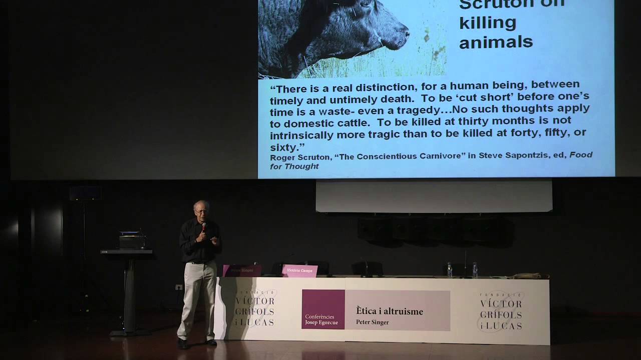 Peter Singer: "Animal Liberation: Past, Present and Future"