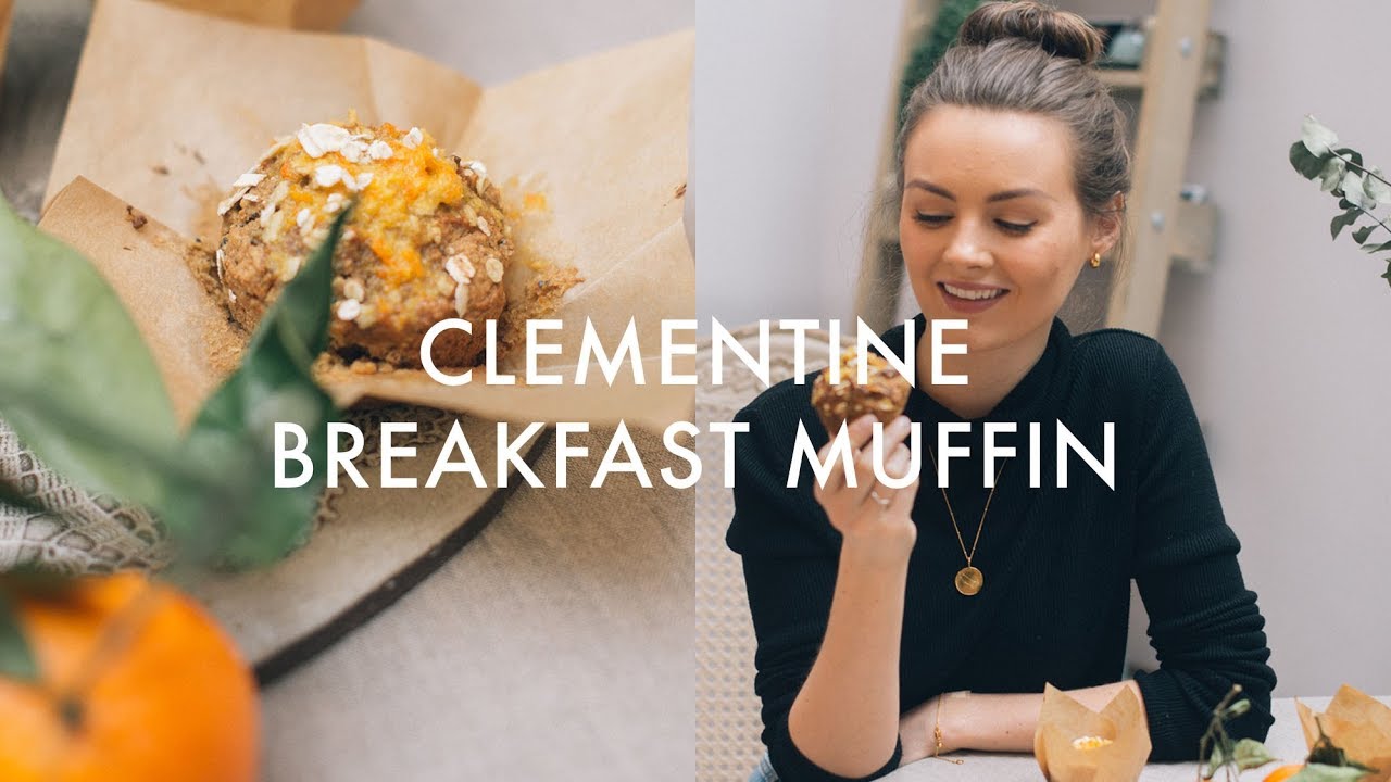 Clementine Breakfast Muffins Recipe | healthy & plant-based