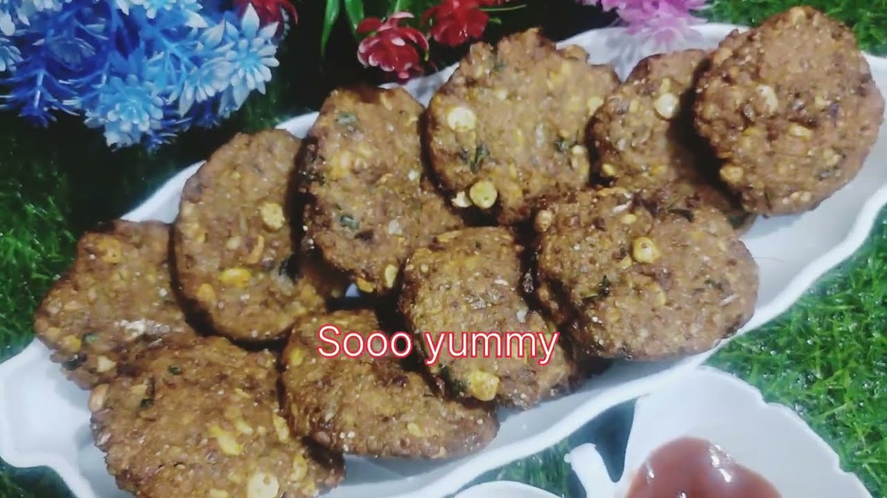 Crispy chana dal vada recipe Ramzan iftar special recipe in Hyderabadi style l by mrsafreen cookingl