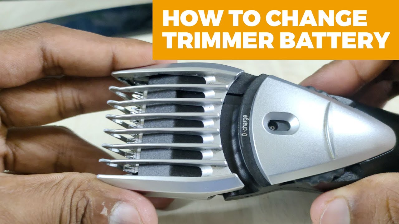 How to change trimmer battery - Panasonic ER206k