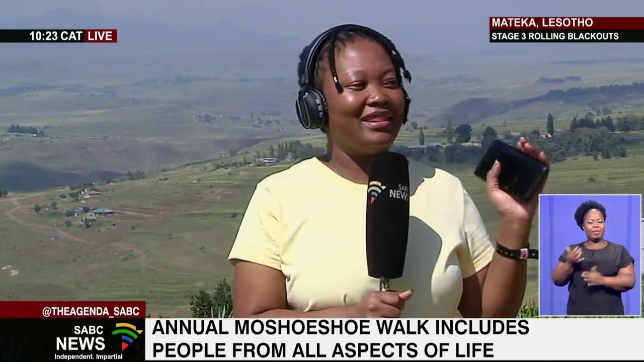 Day 3 of the annual Moshoeshoe walk