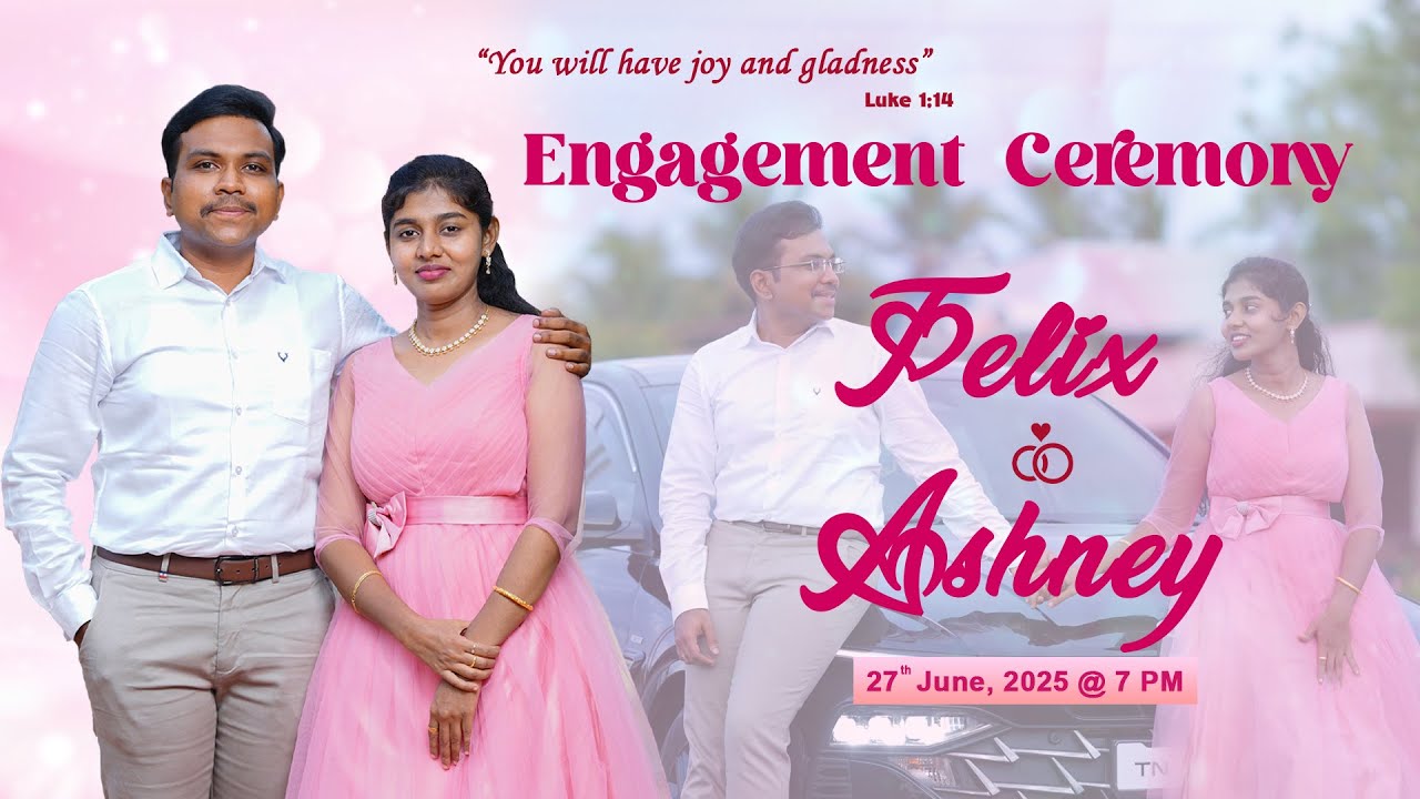 FELIX - ASHNEY | Engagement Ceremony | LIVE 🔴