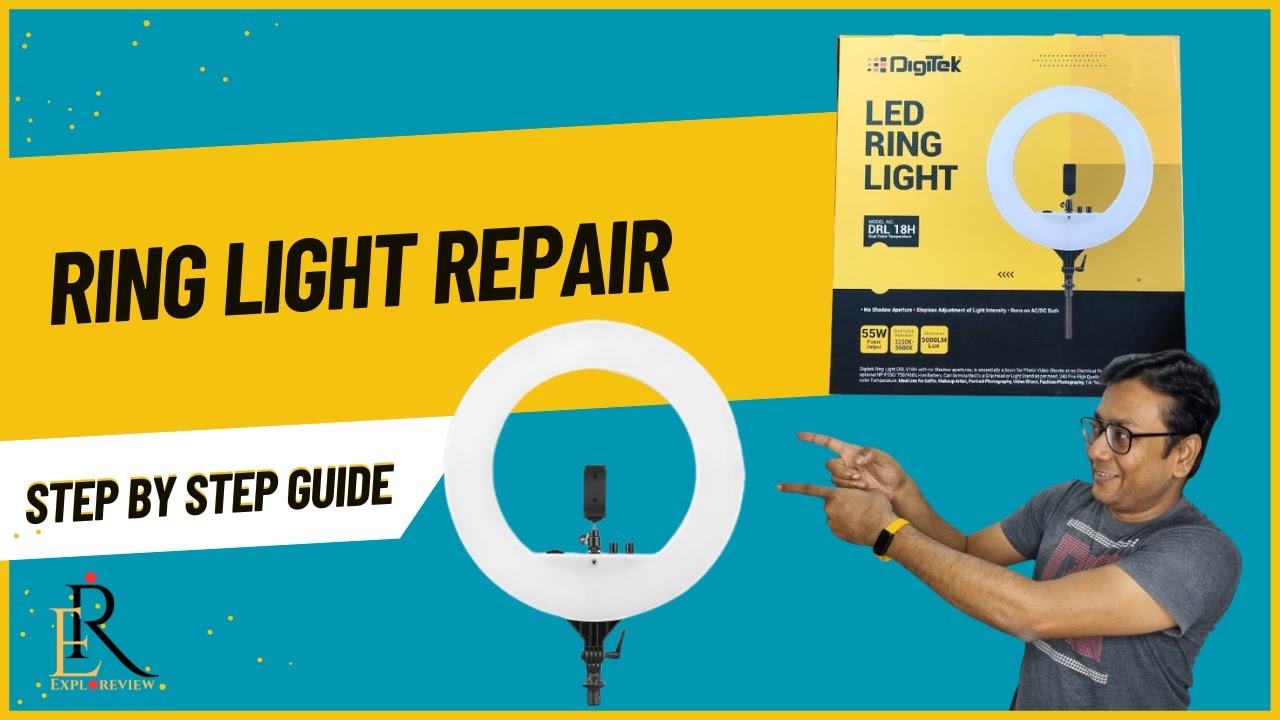 Digitek DRL-18H Ring light power supply replace - step by step guide #diyprojects #diy