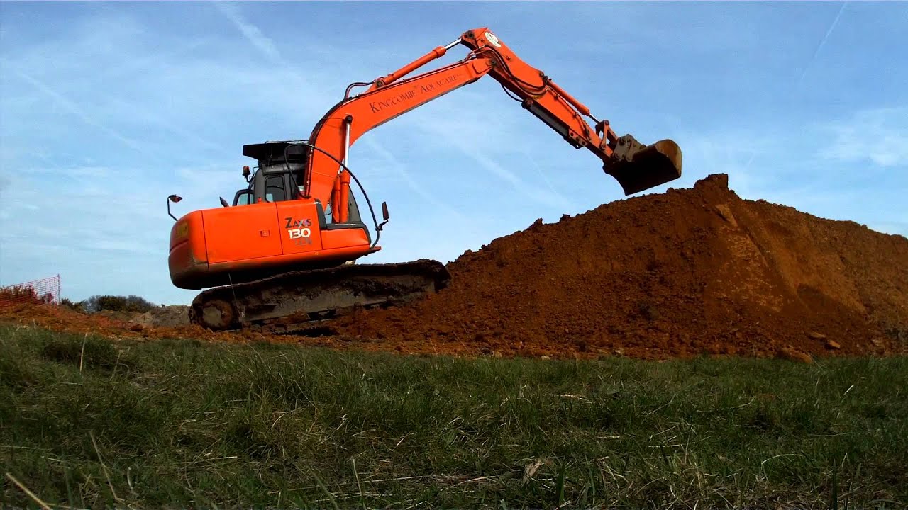 360 excavator up and down the hip