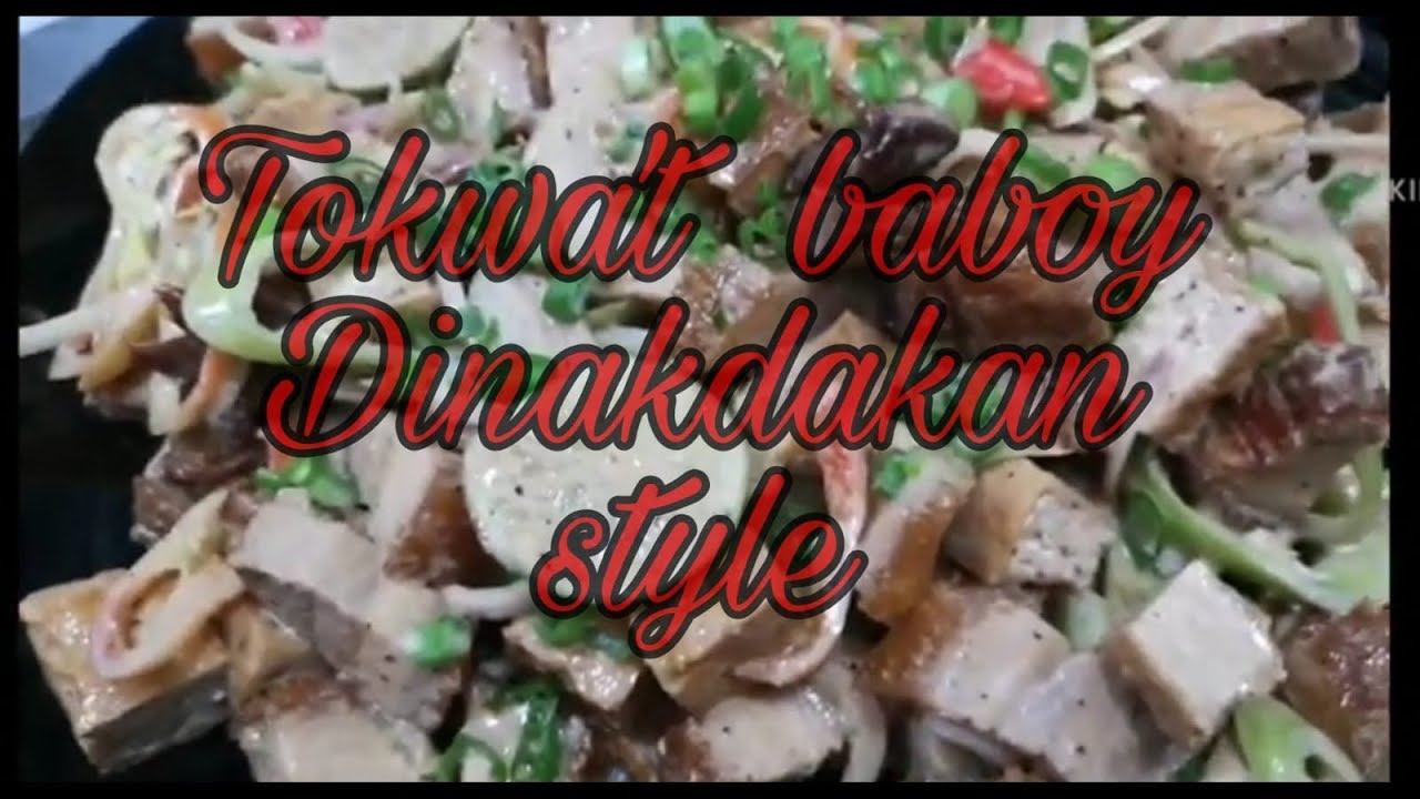 Tokwa't baboy dinakdakan style