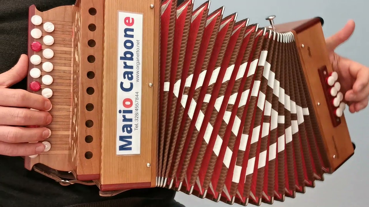 8 Bassi - TEMA DI GEPPETTO - Accordion Diatonic  -  Organetto - Le Avventure di Pinocchio