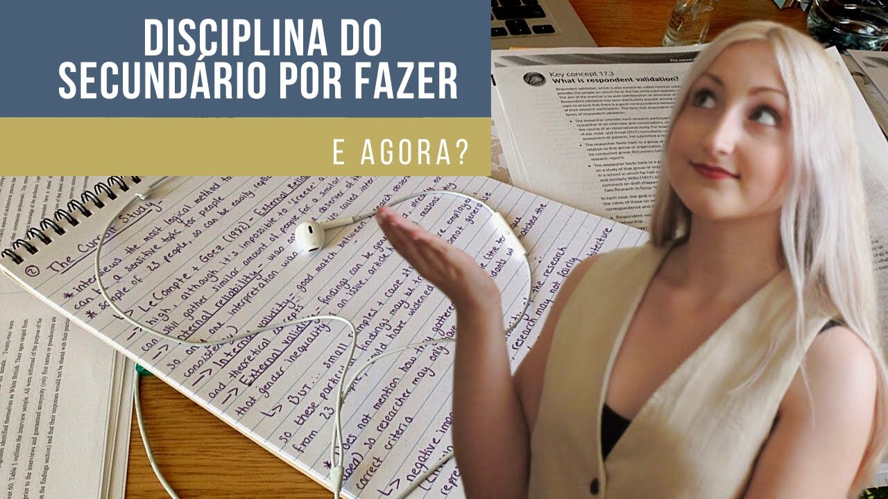 Tenho uma DISCIPLINA do SECUNDÁRIO POR FAZER, e agora? ANO ZERO & ENSINO RECORRENTE // INÊS SANTOS