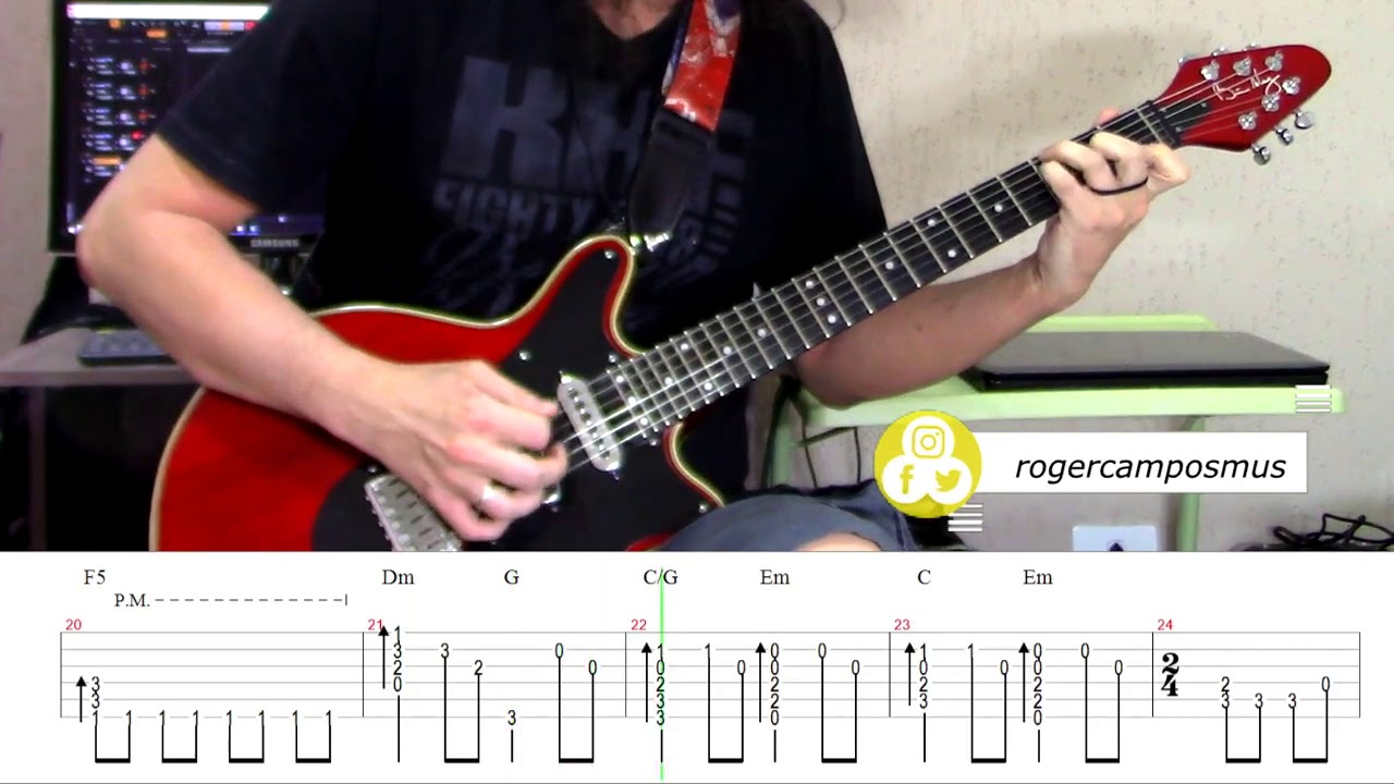 Play the Game Queen Cover GUITAR TABS Video