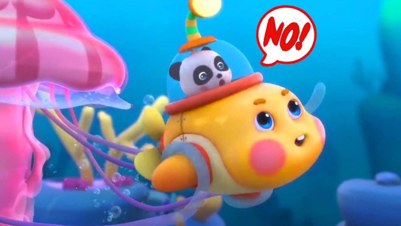Little Panda's Magic Science Station #4 - Learn About Poisonous Jellyfish With Kiki - Babybus Games