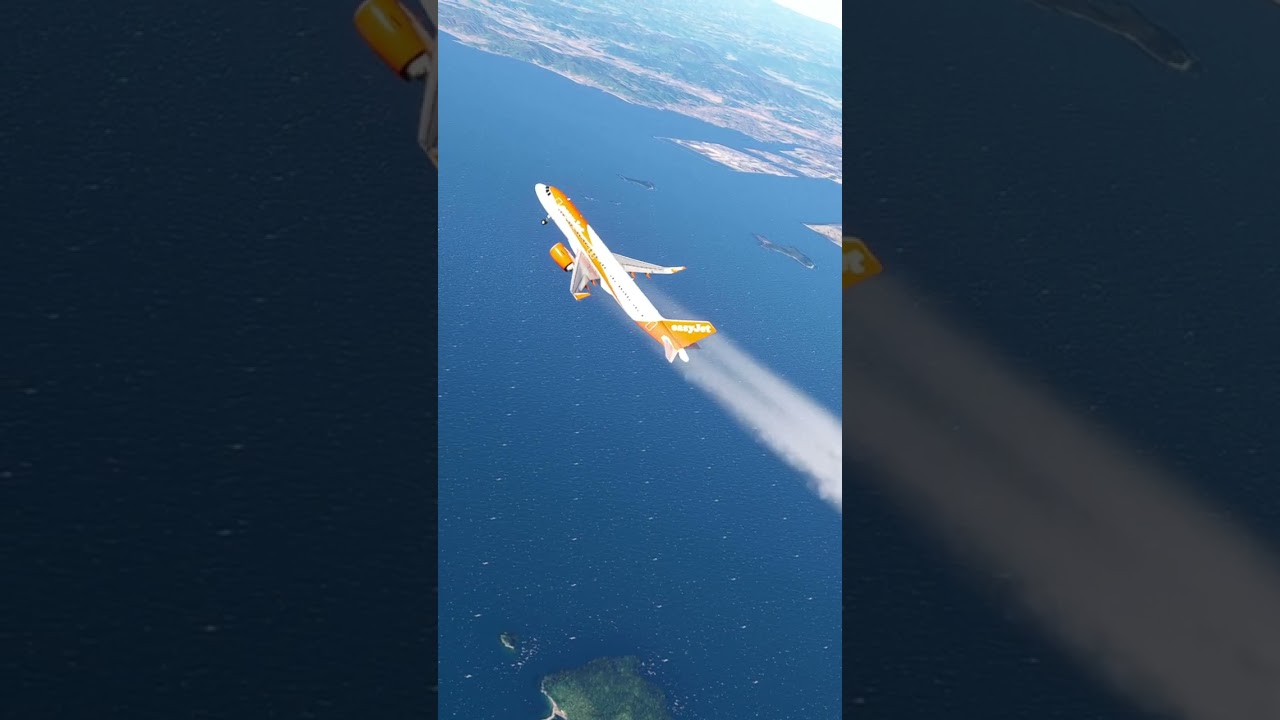 the plane was confused when it was about to land ; game