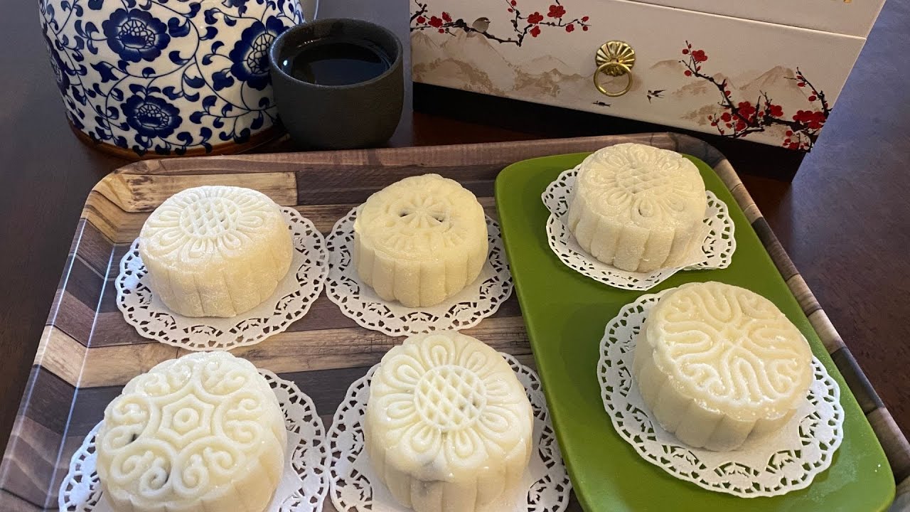 [4K] Snow Skin Oreo Cream Cheese Mooncake 冰皮奥利奥奶油芝士月饼 - 中秋节