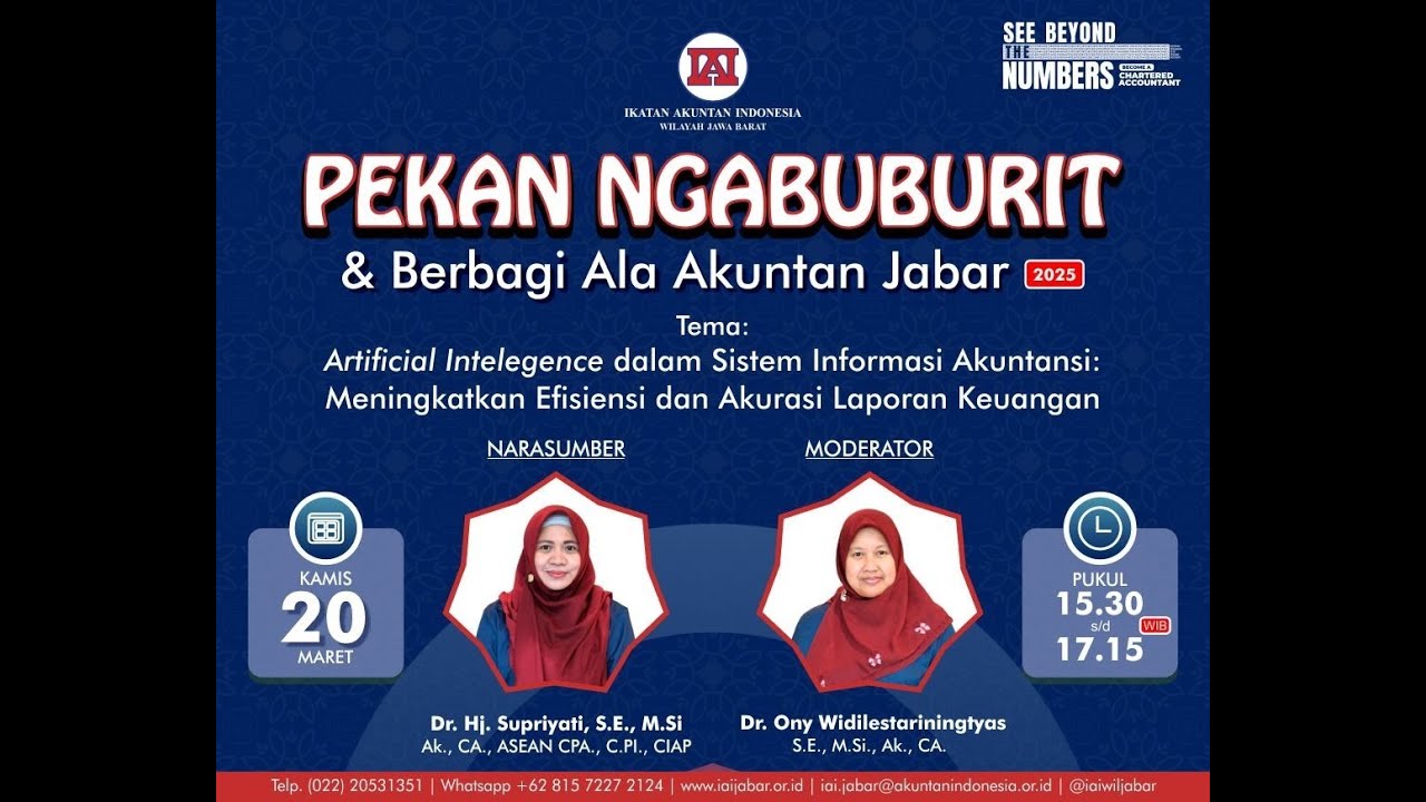Artificial Intelligence Dalam Sistem Informasi Akuntansi | Pekan Ngabuburit Akuntan Jabar 2025