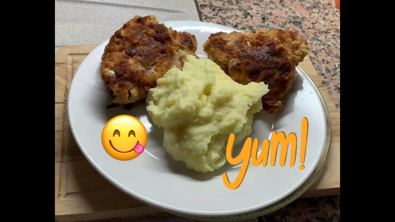 Mashed Potatoes | Healthy Fried Chicken | Gravy