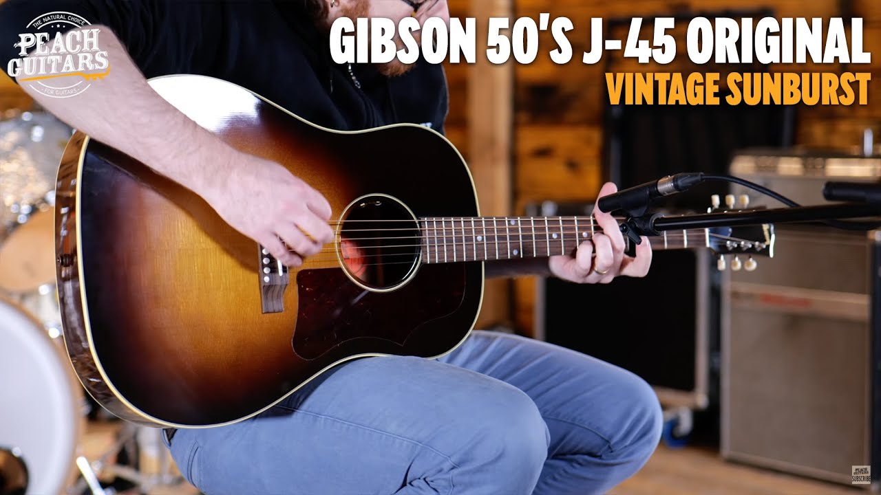 Никаких разговоров...Только звуки | Gibson 50-х J-45 Original Vintage Sunburst