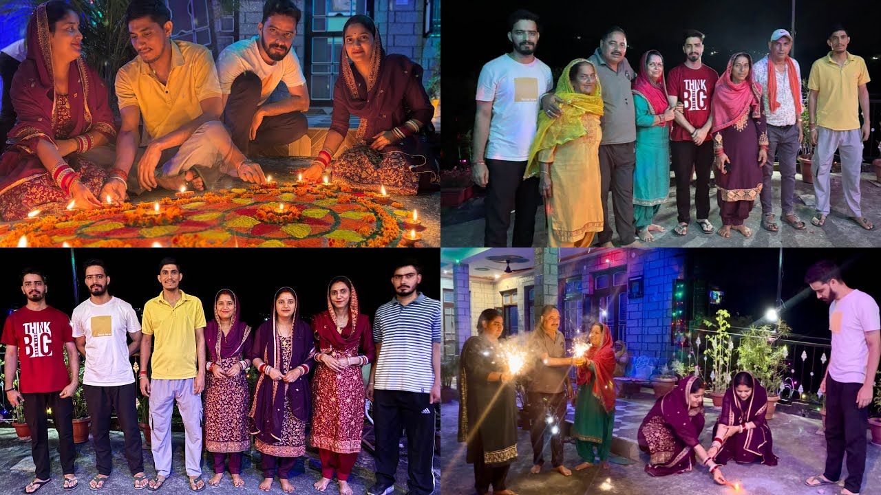 आज दीपावली पर हमारा पूरा परिवार हमारे साथ है 🪔 