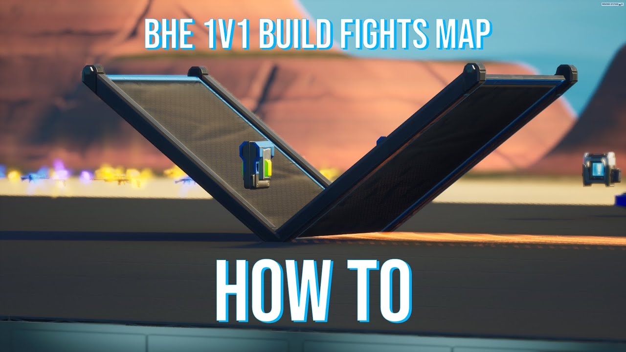 How to Build BHE 1v1 Build Fights Map / Time laps 