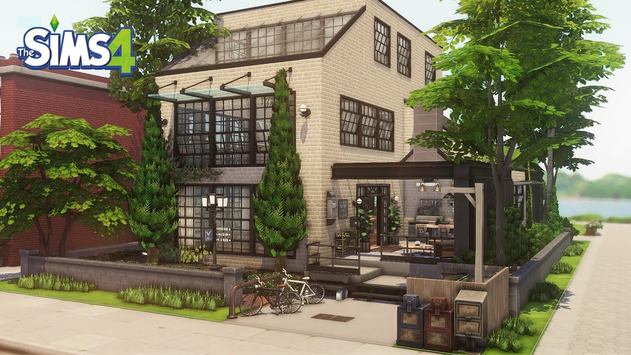 The Sims 4 | Stop Motion Build | Industrial Loft | NoCC