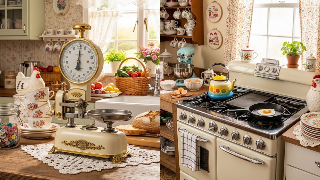 Grandmacore Kitchen Tour | Step Inside a Nostalgic Vintage Grandmacore Dream Kitchen ✨🫖