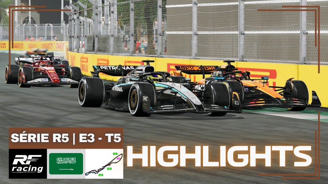 F1 25 – ARÁBIA SAUDITA – JEDDAH 🇸🇦 | RFR LEAGUE – SÉRIE R5 – HIGHLIGHTS | ETAPA 3 | TEMPORADA 5