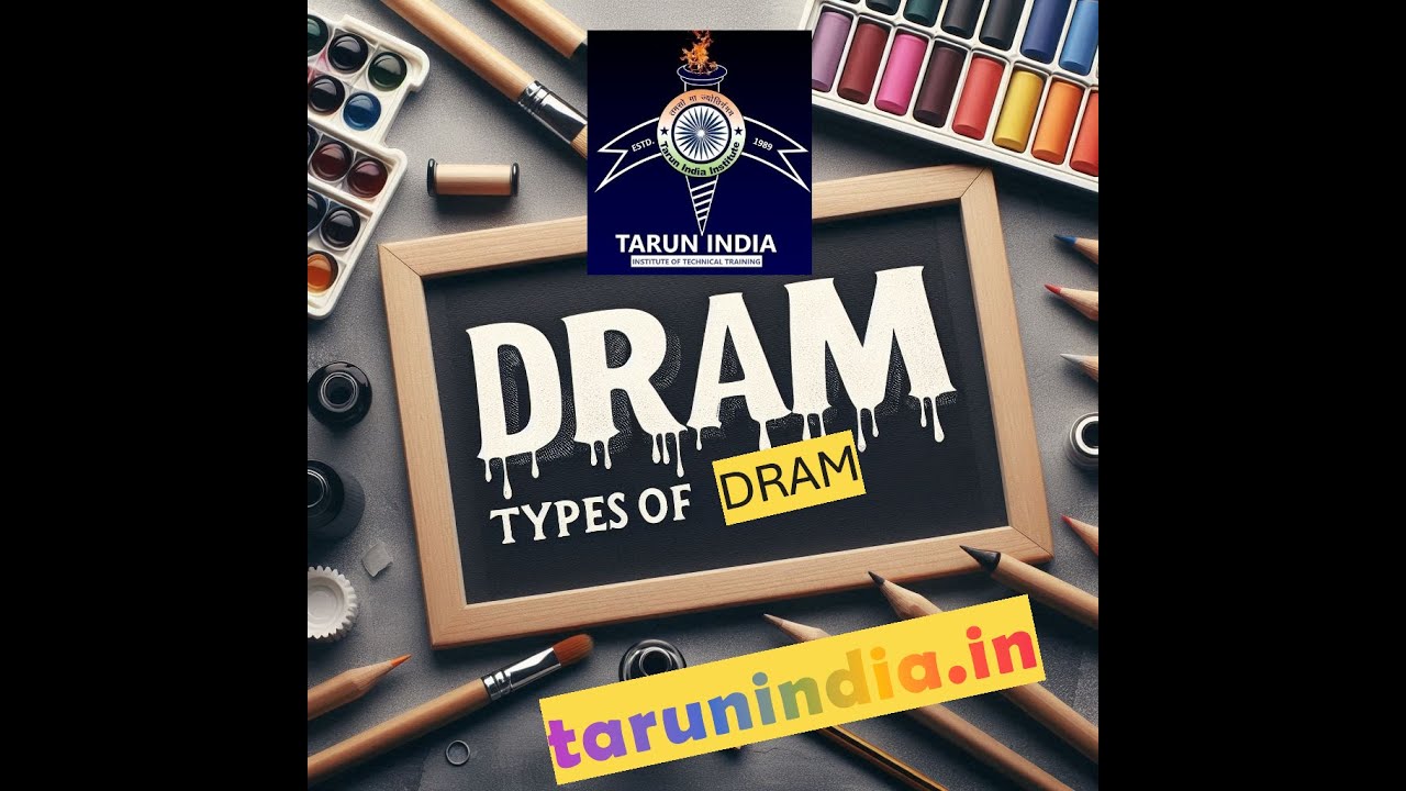 Types of DRAM | ADRAM & SDRAM | What is DDR | Tarun India Institute #ram #computerfundamental #tech