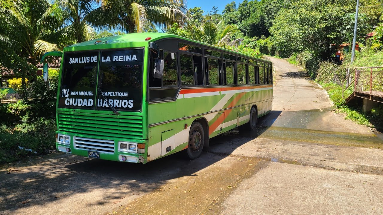 🚌ROUTE 316-C: FROM SAN MIGUEL TO SAN ANTONIO LAS IGLESIAS || Buses in EL SALVADOR 🔥