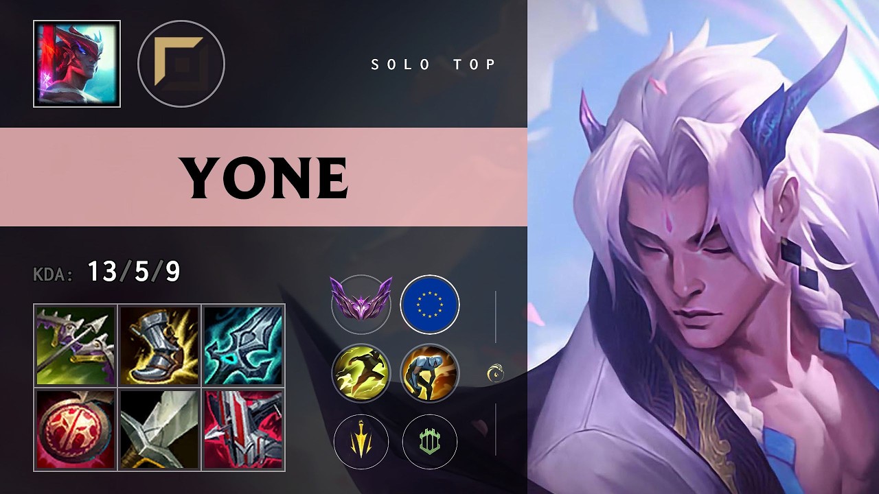 Yone Top vs Aatrox - EUW Master Patch 26.15
