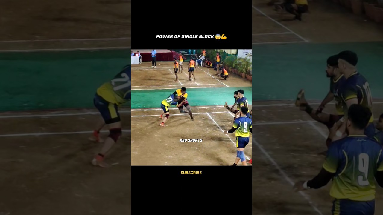 POWER OF SINGLE BLOCK 😱💪 