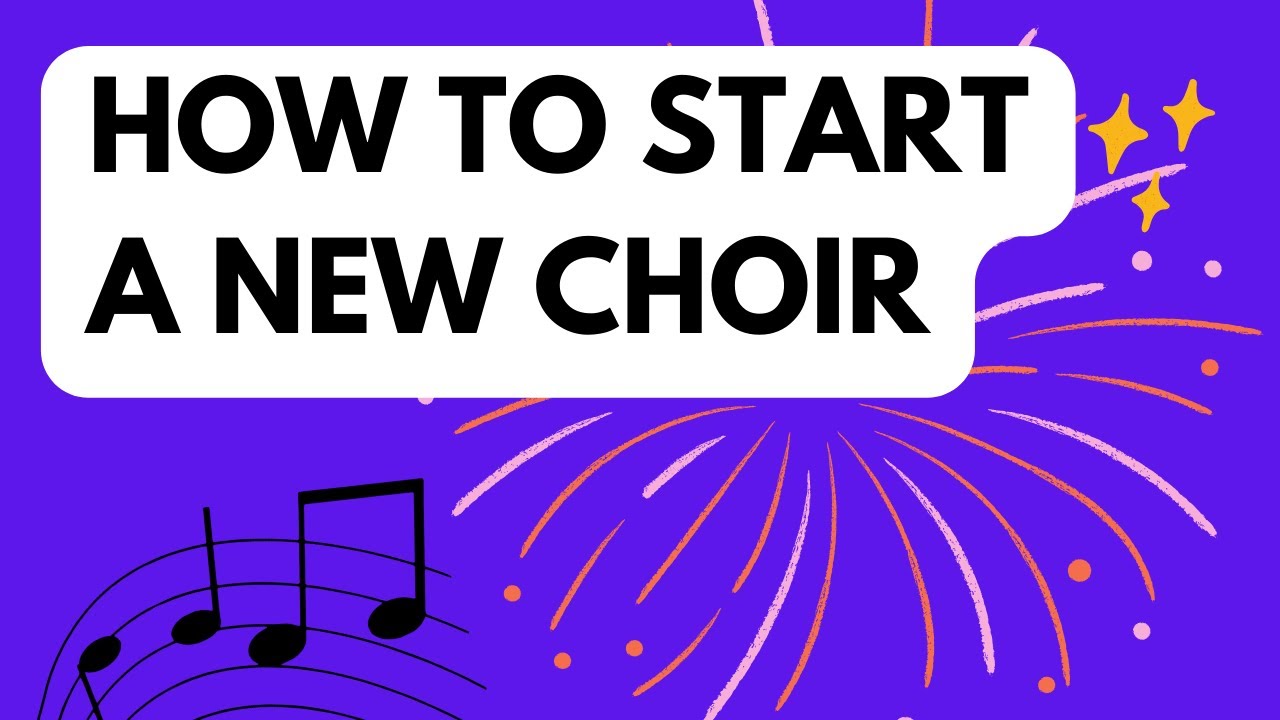 How to start a new choir - Choir director edition | How to do the very first rehearsal?!