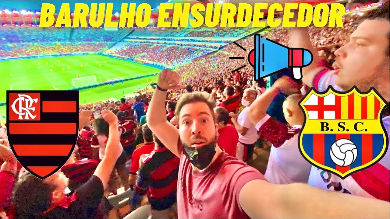 A TORCIDA DO FLAMENGO ESTAVA INSANA NO MARACANÃ/ Flamengo x Barcelona