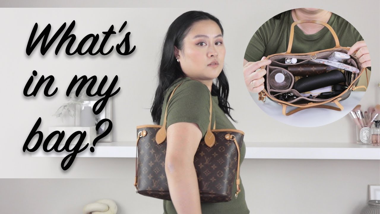«Что в моей сумке» с Louis Vuitton Neverfull PM | Апрель 2022 г. WIMB