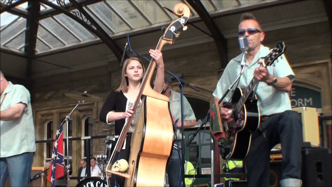 Black Cat Trio ''mamma '' @ 50's Juke Box Jive Morecambe