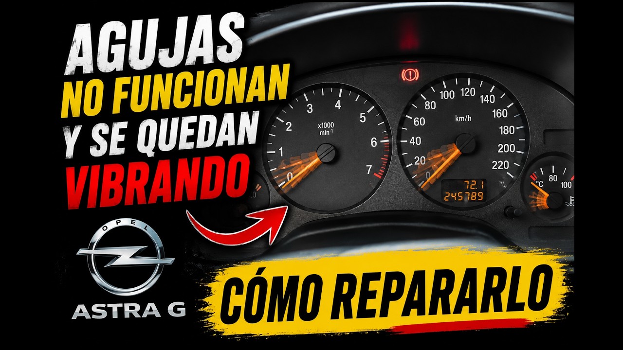 ASTRA G y ZAFIRA A - Agujas tiemblan y no funcionan del cluster /  Dashboard (Chevrolet y Opel)